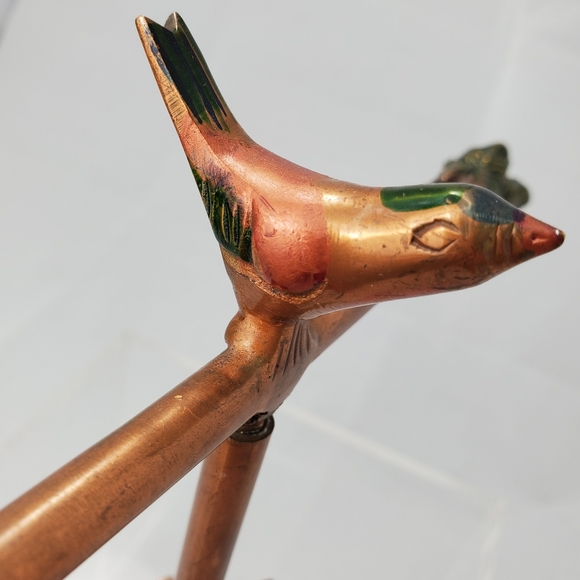 Copper Bird Tree Jewelry Holder Stand - Picture 13 of 13
